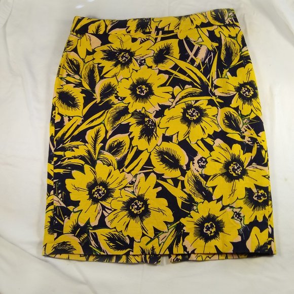 EUC J.Crew #2 Pencil skirt,100% cotton, fully lined, size 6 - Picture 9 of 9